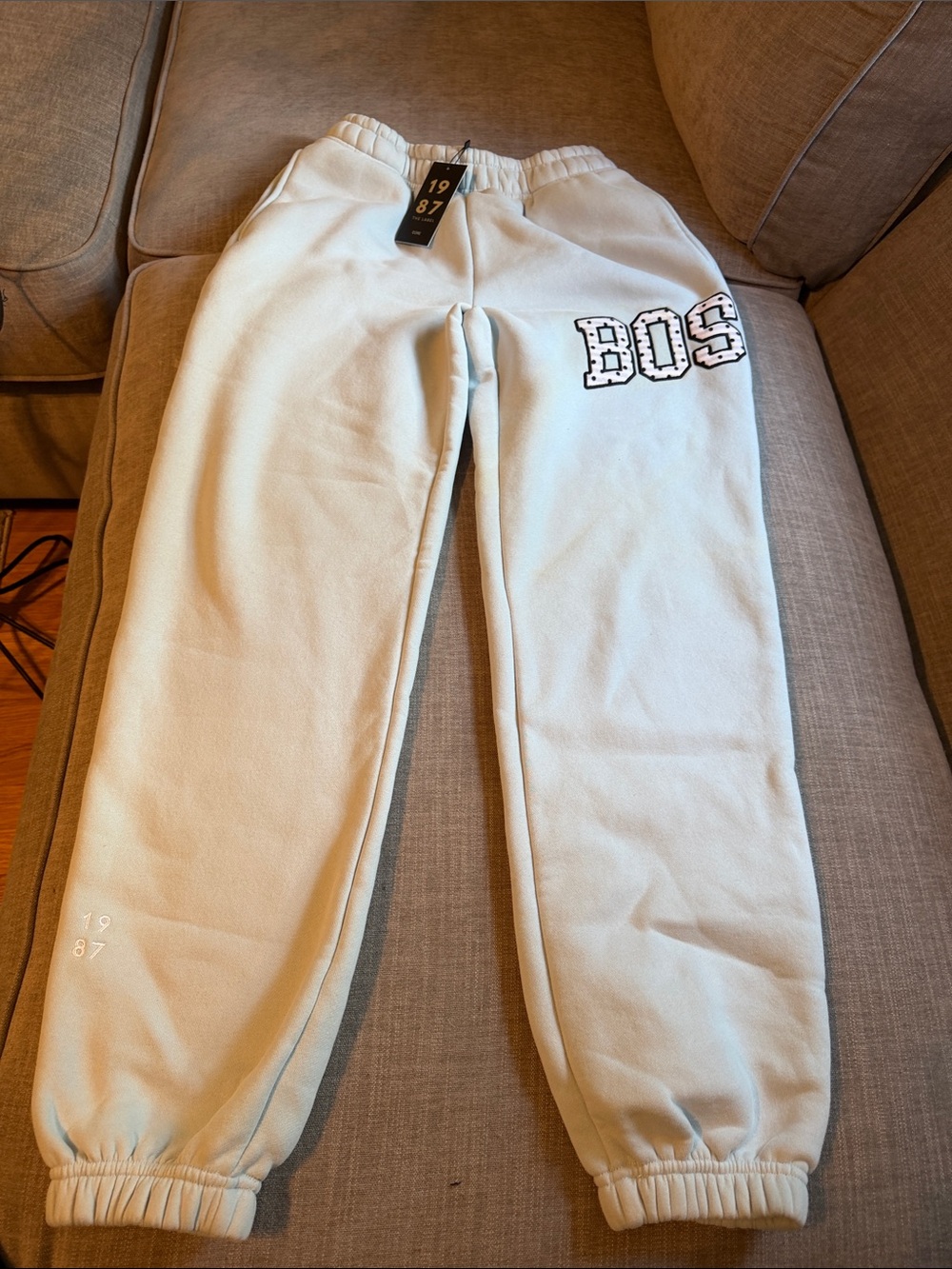 1987 Boston Light Blue womens Sweatpants
